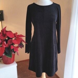 Pure Jill Velour Shift Dress